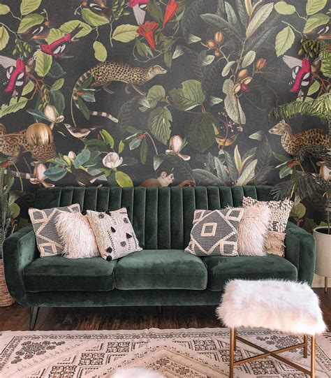 Tapeta The Jungle Book Black Ekskluzywne Tapety Wallcolors