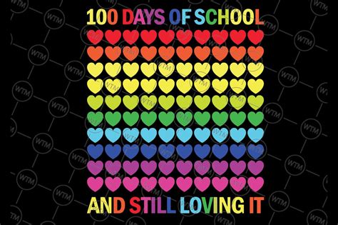 100 Days Of School And Still Loving It Svg 100 Days Of School Svg