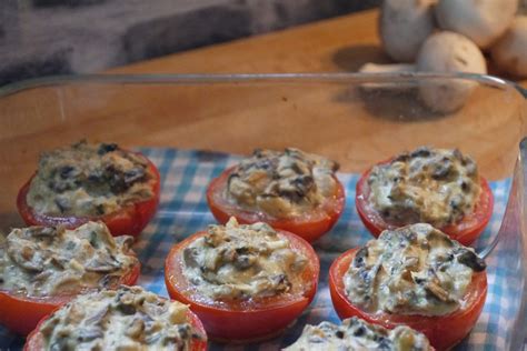 Tomates Farcies Aux Champignons Carinette S Baking Addiction