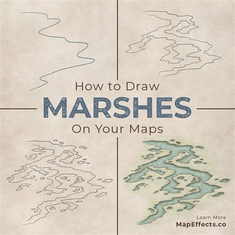 How To Draw Marshes On Your Fantasy Maps Artofit