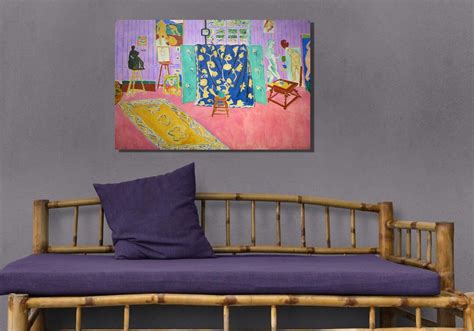 Henri Matisse The Pink Studio Art Print Henri Matisse Canvas Wall Art