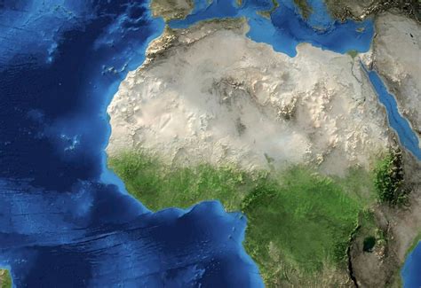 Northern and Central Africa satellite imagery + 3D elevation - by Scott ...