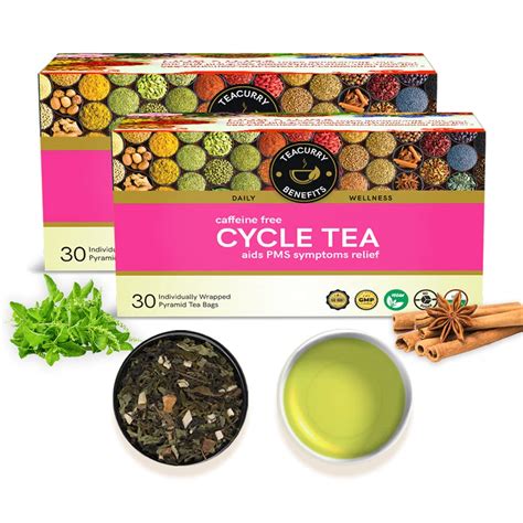 Teacurry She Cycle Tea For Her Pms Tea Tea Bags Month Pack