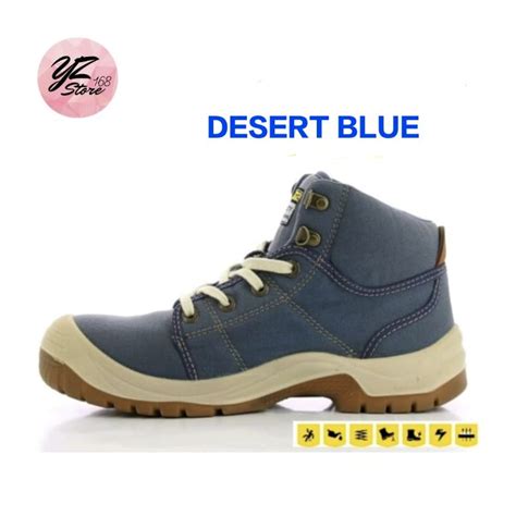 Jual Sepatu Safety Jogger Desert Blue S P Src Shopee Indonesia