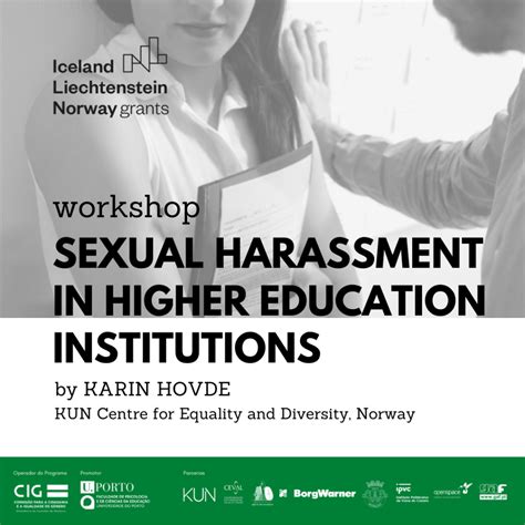 Workshop Sexual Harassment In Higher Education Institutions Bridges