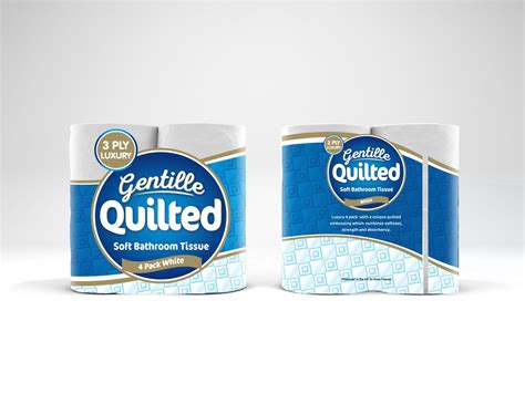 Gentille Quilted 3ply Toilet Rolls 10 Packs Of 4 40 Rolls Nova Tissue