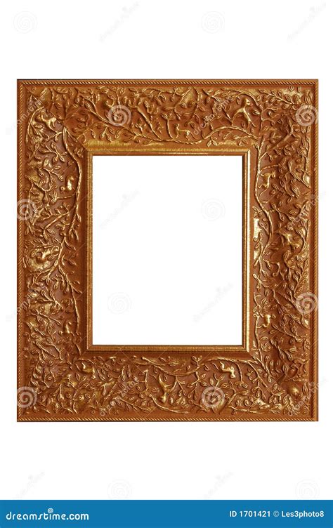 Frame Extravagante Do Ouro Imagem De Stock Imagem De Quadro 1701421