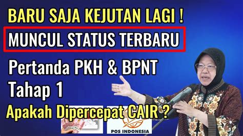 Kejutan Lagi Baru Saja Muncul Status Terbaru Pkh Dan Bpnt Tahap