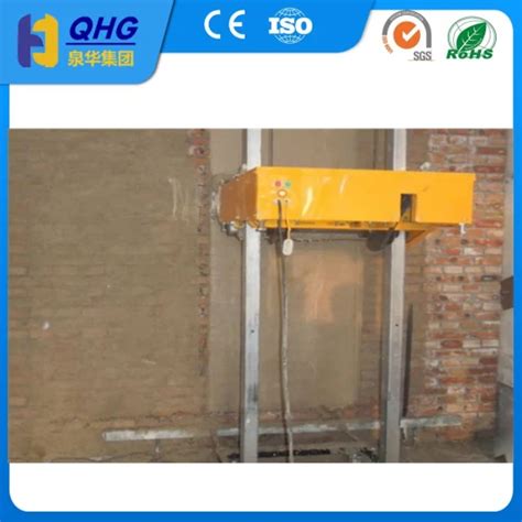 800mm 1000mm Width Automatic Wall Plastering Machine White Cement