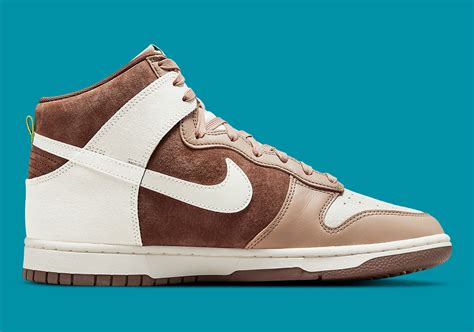 Nike Dunk High Retro Sail Khaki Light Chocolate