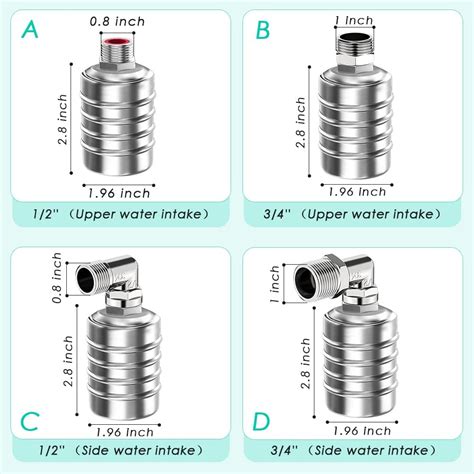 Válvula de flotador de acero inoxidable 304 totalmente automática con