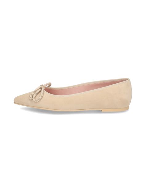 Pretty Ballerinas Veloursleder Ballerina Online Kaufen Auf