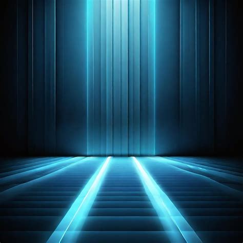 Premium Photo Abstract Light Blue Background With Nion Light Ai Generated