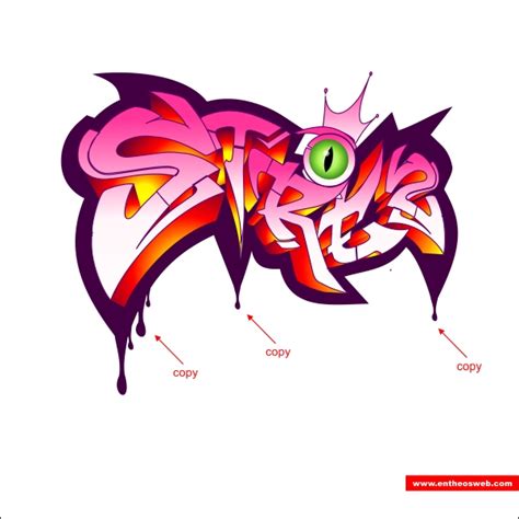 Create Quick Graffiti Text Effects With Coreldraw Entheosweb