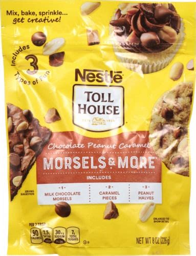 Nestle Toll House Chocolate Peanut Caramel Morsels More Oz Food