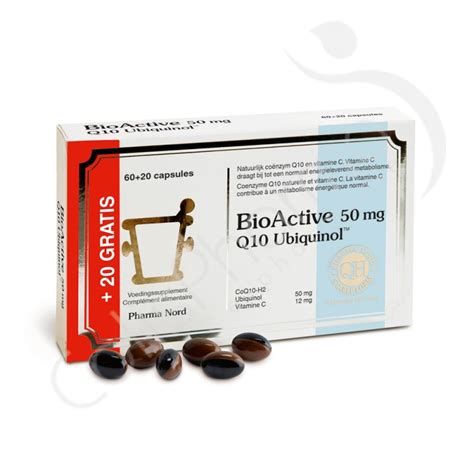 BioActive Q10 Ubiquinol 50 Mg 60 20 Capsules