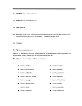 Balanzas PDF