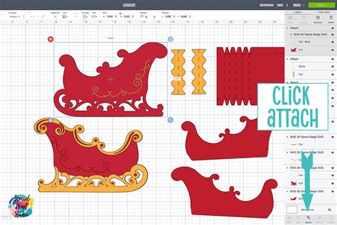 3D SANTA SLEIGH: HOW TO CUT AND ASSEMBLE SANTA'S SLEIGH