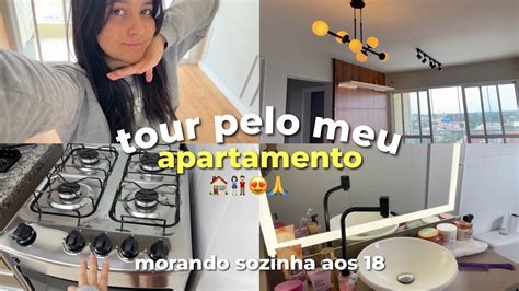 VOU MORAR SOZINHA AOS 18 TOUR PELO AP NOVO YouTube