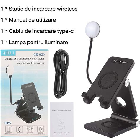 Incarcator Wireless Qyntech Universal Multifunctional Pliabil