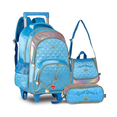 Mochila Rodinhas Infantil Das Princesas Black Friday Pontofrio