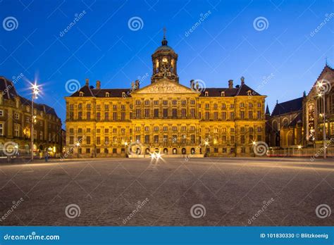 Royal Palace On The Dam Square In Amsterdam Stock Photo Image Of Hall