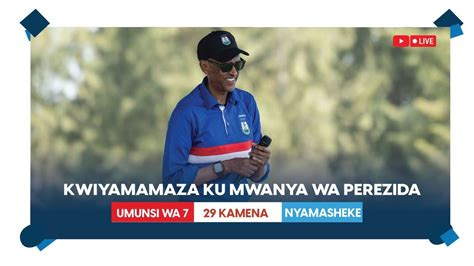 Live Igikorwa Cyo Kwiyamamaza Ku Mwanya Wa Perezida Cy Umukandida Wa