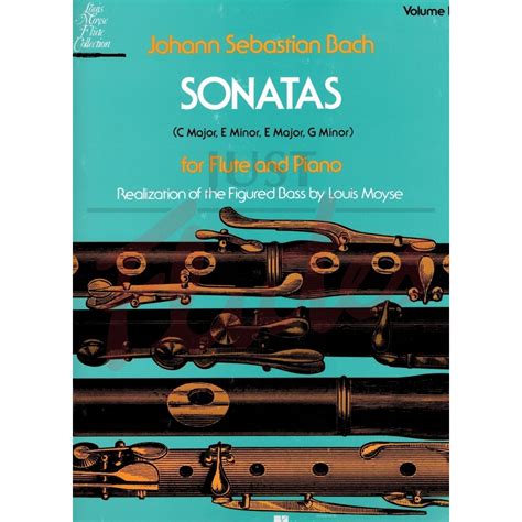 Sonatas Flute J S Bach Just Flutes London Specialist