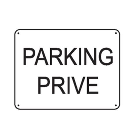 Panneau Parking Privé