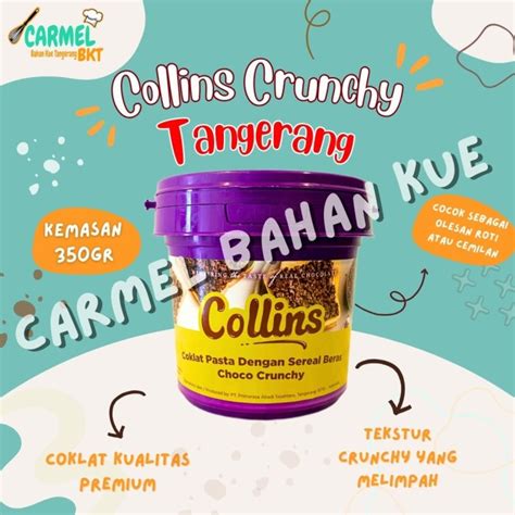 Jual COLLINS CHOCO CRUNCHY 350gr Selai Coklat Viral Kota Tangerang