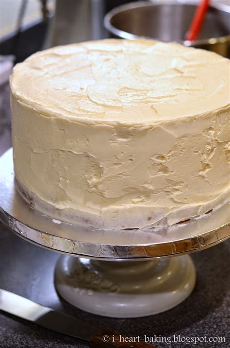 I Heart Baking Half Naked Layer Cake With Fresh Blueberries And Lemon