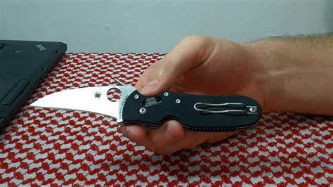 Мысли о ноже Spyderco Pkal Youtube