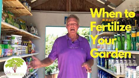 When To Fertilize Your Plant Basics With John The Plant Guy YouTube