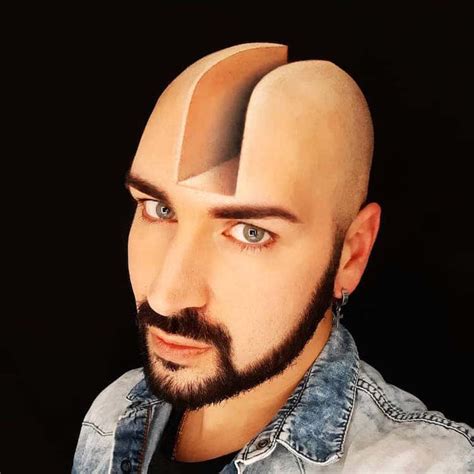 Artist Transforms His Face With Incredible Optical Illusion Makeup