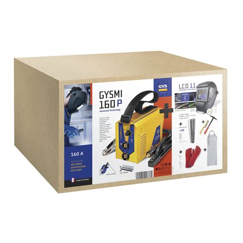 Gysmi 160p Mma Inverter Welder Ready To Weld Package Lincweld