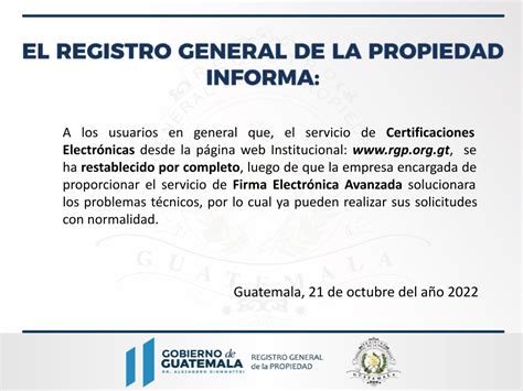 Registro General De La Propiedad