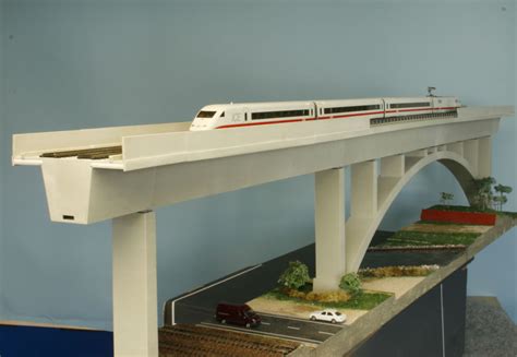 Luetke Modellbahn ICE Brücke Standardmodul Spur H0