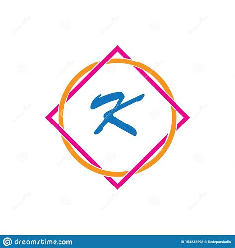 Letter K Logo Icon Design Template Elements Stock Vector Illustration