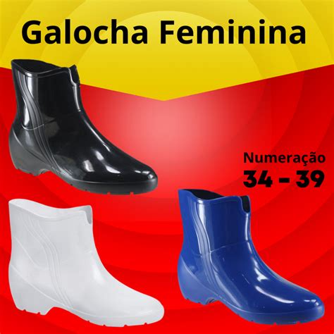 Bota De Borracha Feminina Para Limpeza - Bota De Borracha Tipo Galocha Feminina Ideal Para Limpeza | Shopee Brasil