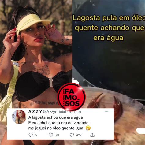 INSTA BABADODOSFAMOSOSRJ On Twitter A Azzy A Lagosta Achou Que Era