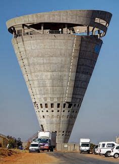 Midrand water tower, South Africa. Picture by Len Combrinck ...