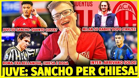 Juventus Su Jadon Sancho Al Posto Di Chiesa E Il Milan Gli Prende