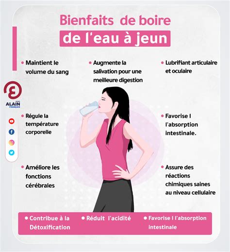 Bienfaits de boire de l eau à jeun