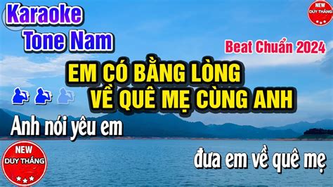 Em C B Ng L Ng V Qu M C Ng Anh Karaoke Tone Nam Hay Nh T New