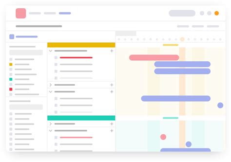Multiple Project Gantt Chart Template
