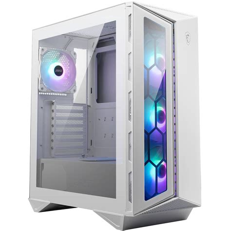 MSI MPG GUNGNIR 110R WHITE Boîtier PC Midi ATX M ATX Mini ITX Verre