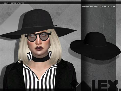 The Sims Resource - Noir - headwear