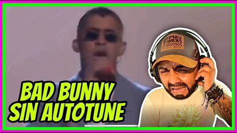 Voz Real De Bad Bunny Sin Autotune YouTube