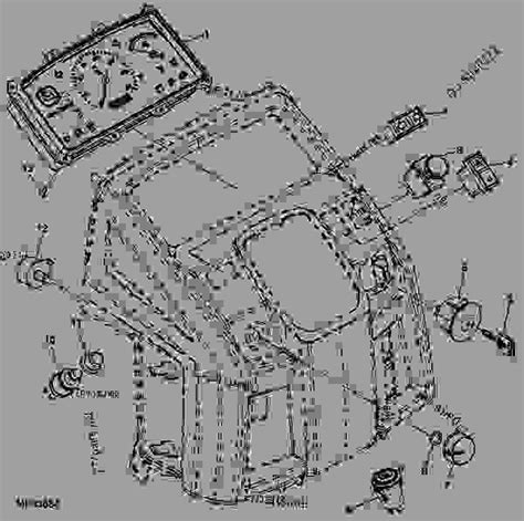 Instrument Cluster Tractor Compact Utility John Deere 1026r Tractor Compact Utility