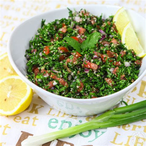 Fresh And Light Authentic Lebanese Tabbouleh Colorful Recipes